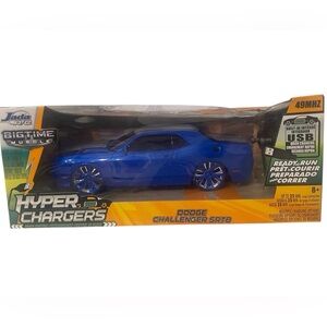 Hyper chargers dodge Blue Challenger SRT8 Toy Car